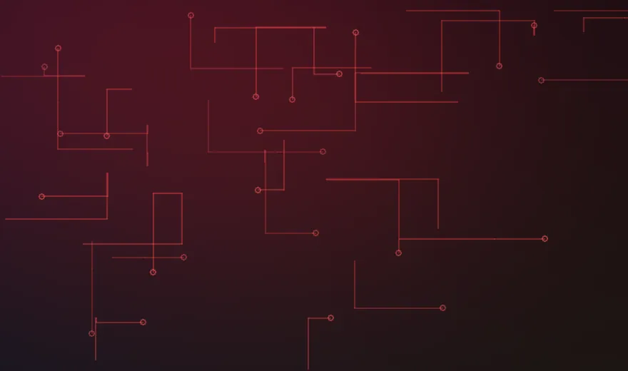 Abstract circuit artwork